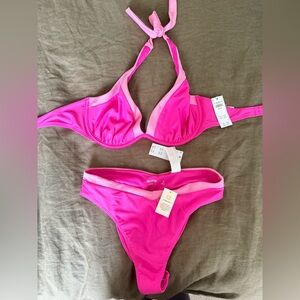 Hollister Pink Bikini Set